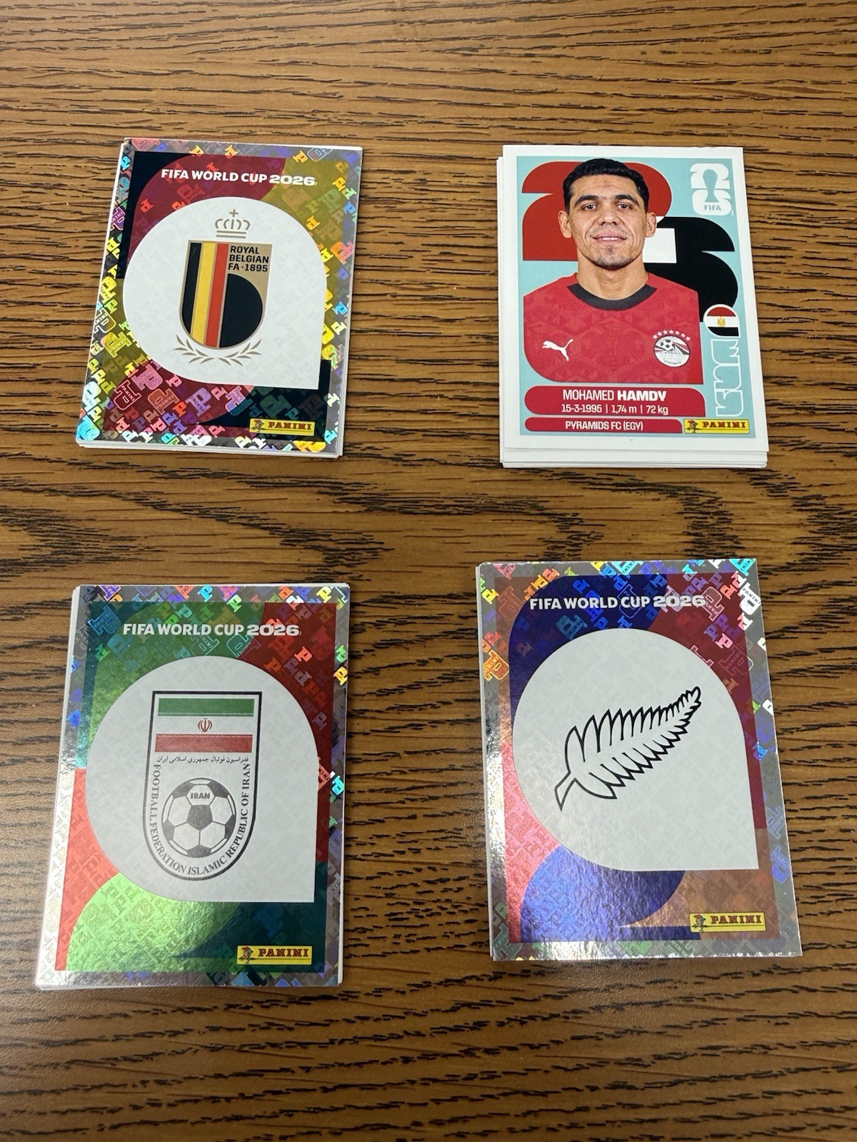 YouPick – 2026 FIFA World Cup Panini Stickers Group E – H