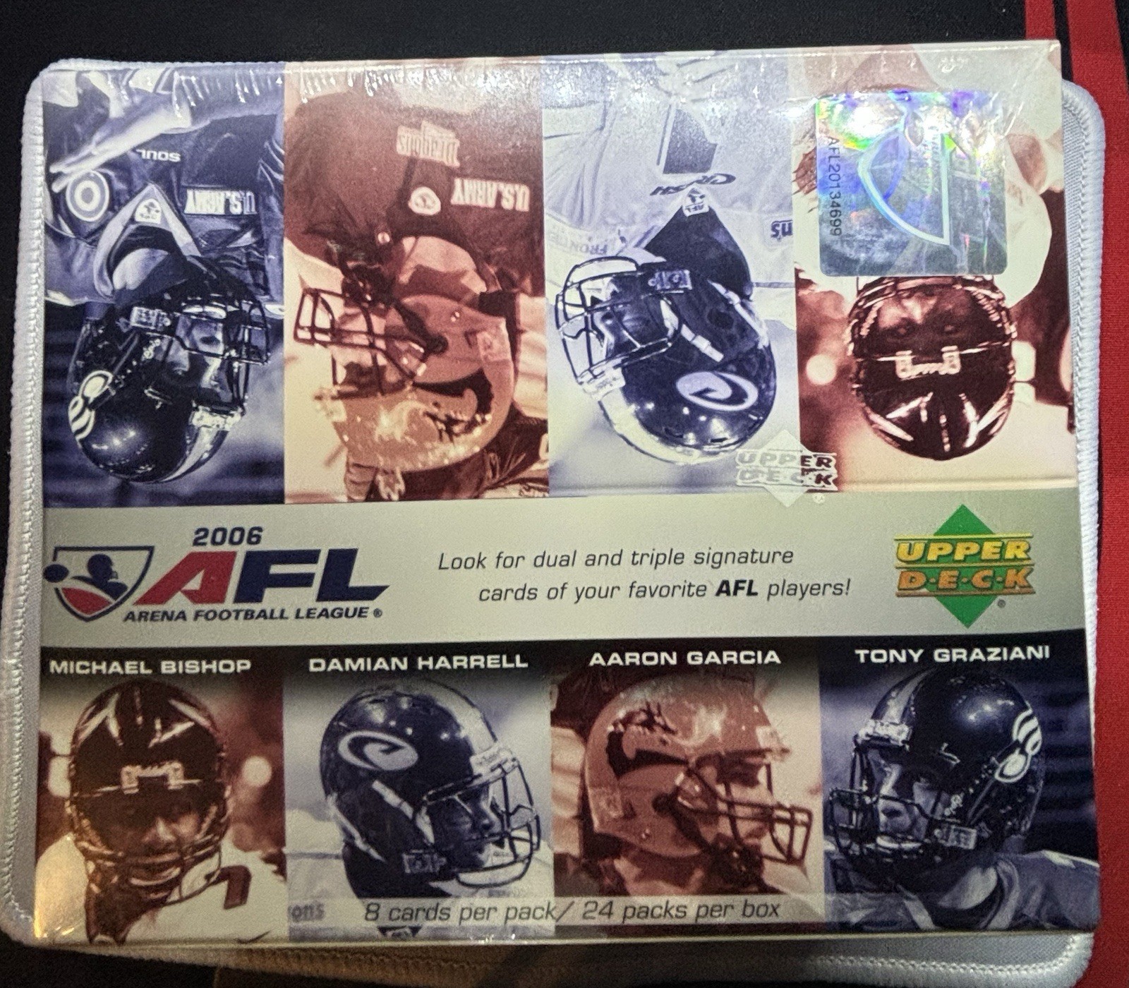 AFL Upper Deck 2006 Arena Football Leauge Sealed Box – 8 Cards A Pack / 24 Packs