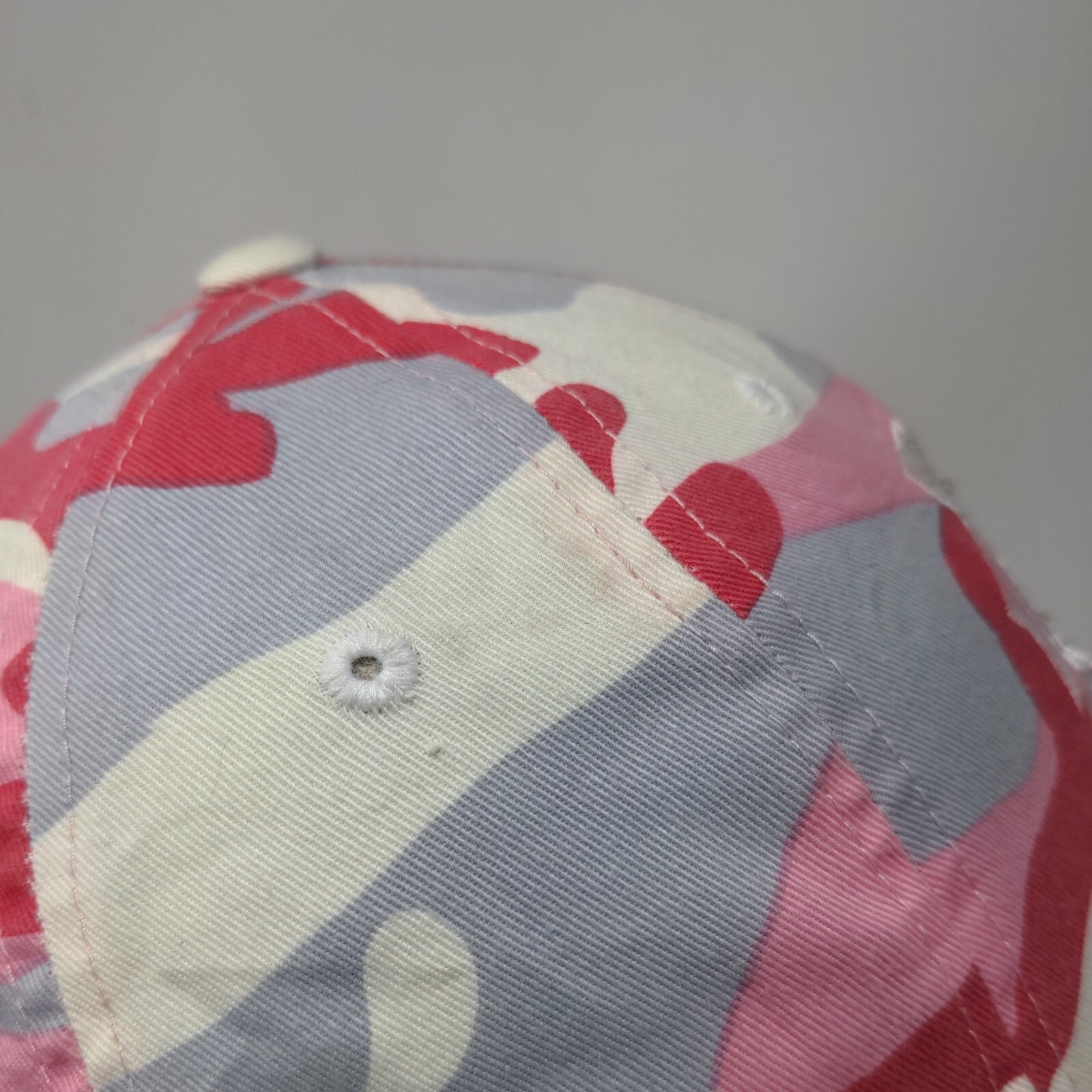 Mississippi State Slideback Pink Camo Hat OSFA Embroidered Logo NCAA