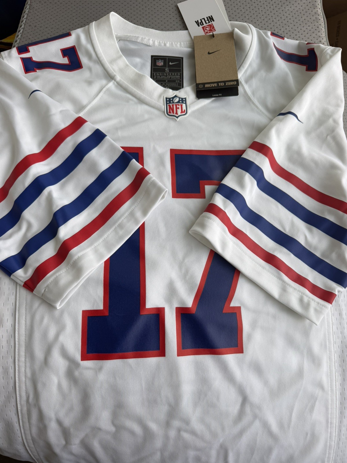 Josh Allen Buffalo Bills Nike Alternate Game Player Jersey – White SIZE S