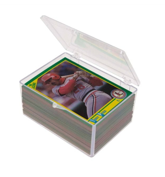 BCW- 100 Card Hinged Card Box – 3, 5, 10 Pack You Pick – Fits 100 Standard Cards