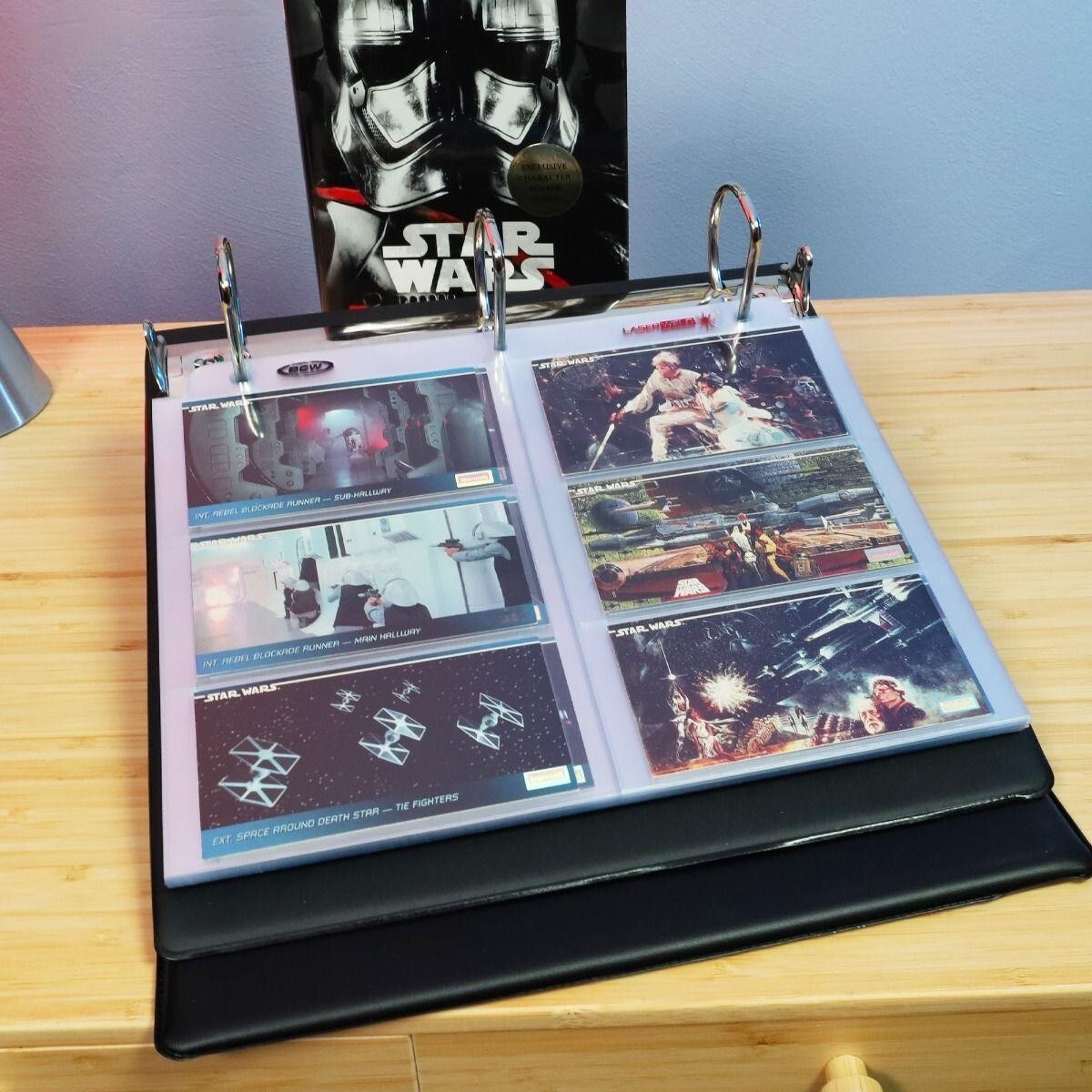 10 BCW 6 Pocket Pages for Trading Cards Tall Fit 3 Rings Album Binders PVC Free