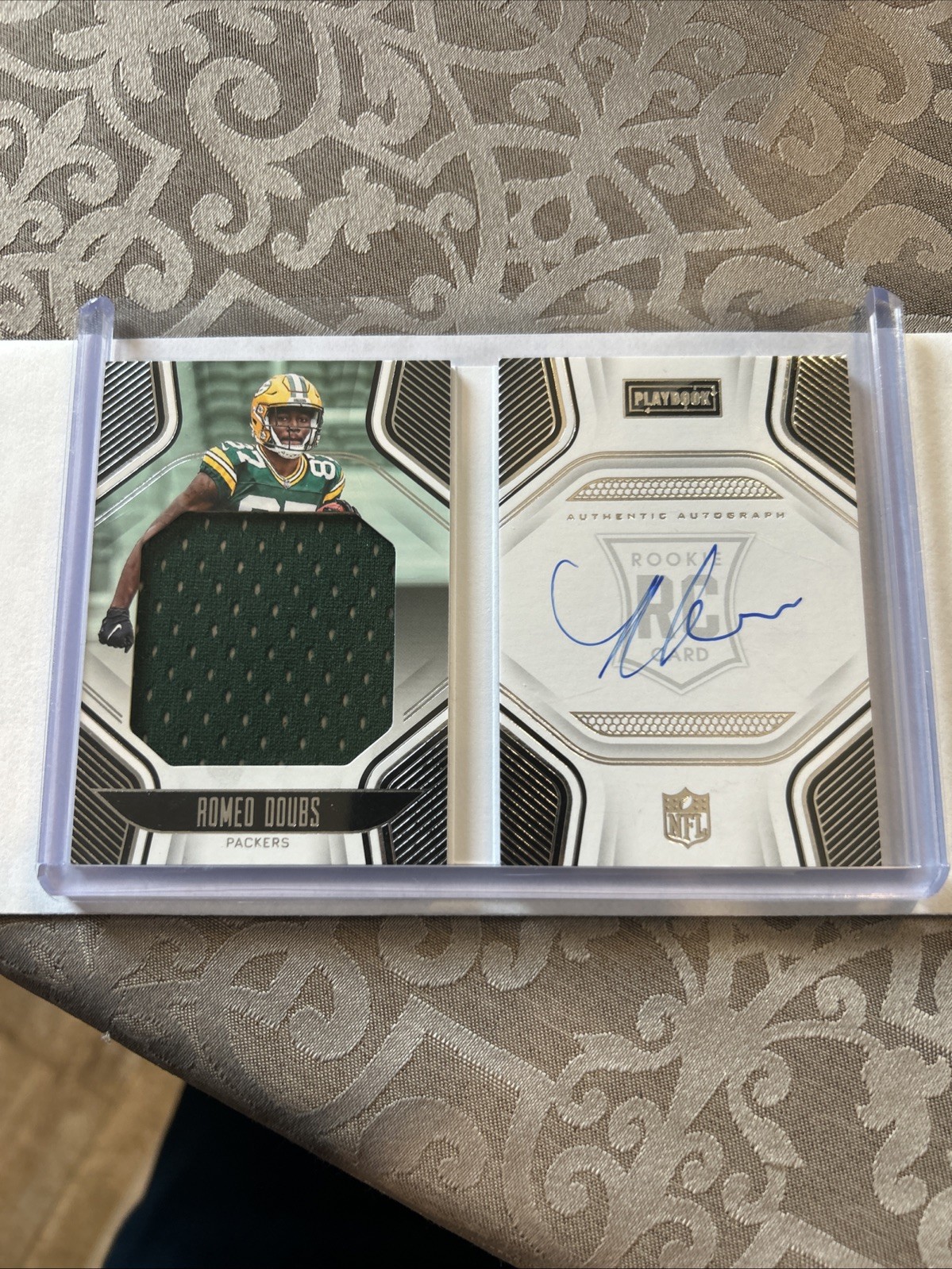 2022 Playbook – ROMEO DOUBS – Authentic Autograph RC Patch – #234/299 – PACKERS