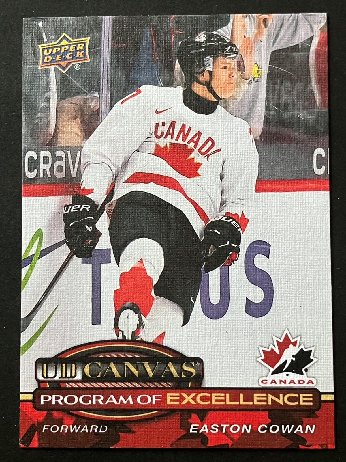 2025-26 Upper Deck Canvas Base / Black & White Parallels Kucherov – Smith – Aho