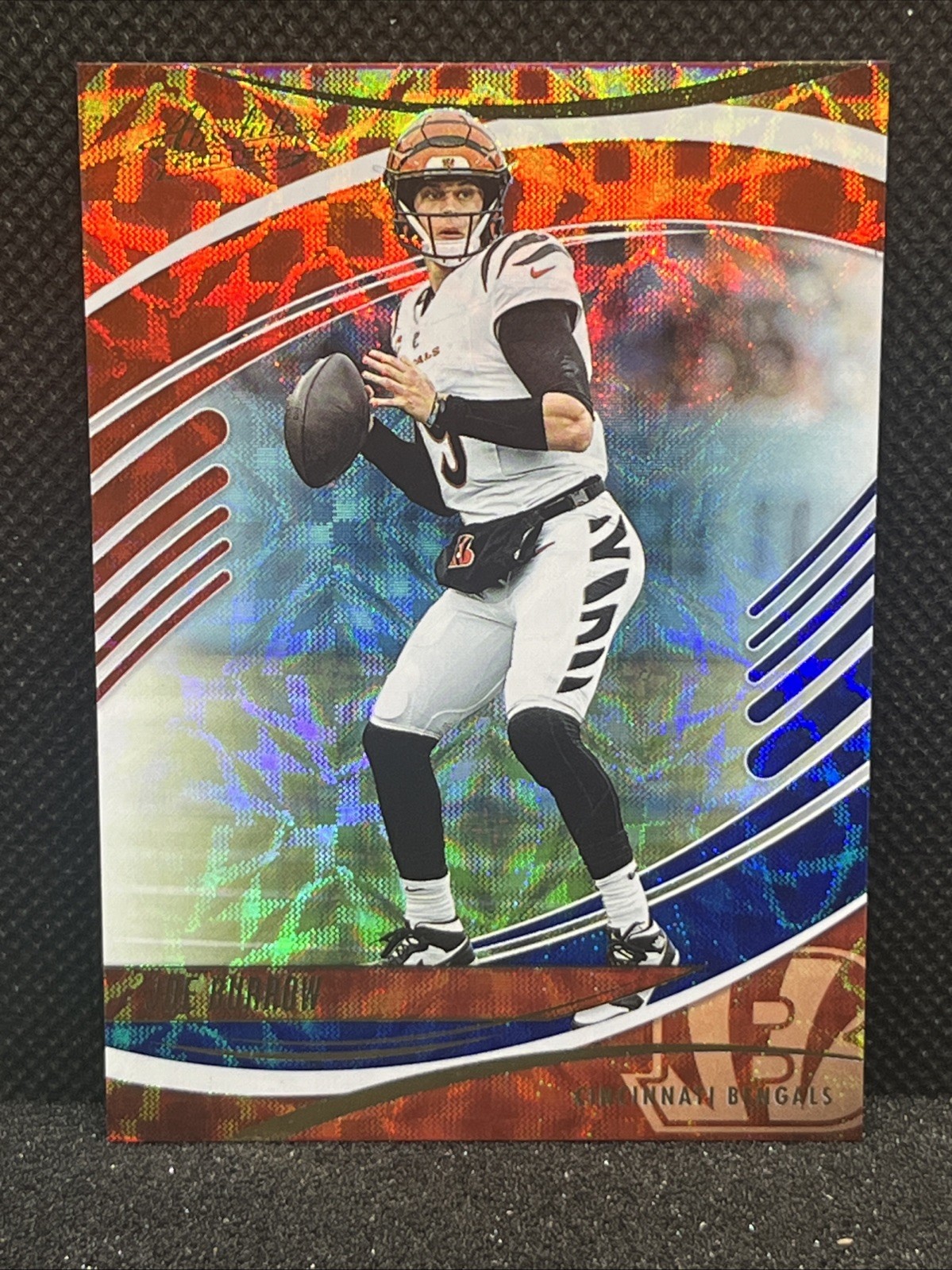 2025 Panini Absolute Joe Burrow Red White and Blue Kaleidoscope SP Bengals
