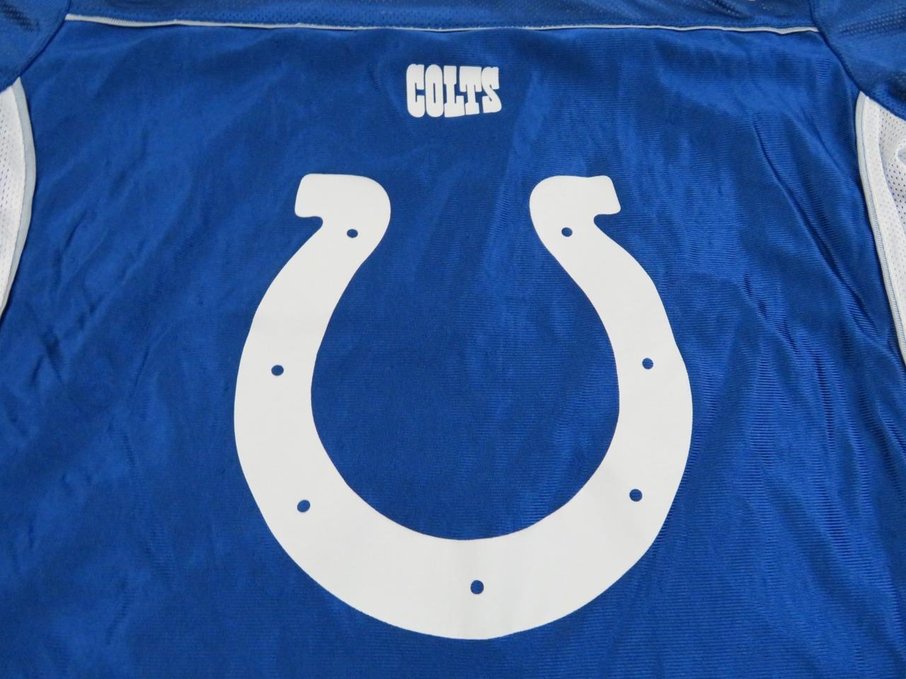 Vtg Y2K Indianapolis Colts Flag NFL Football Reversible Shirt Jersey Mens Medium