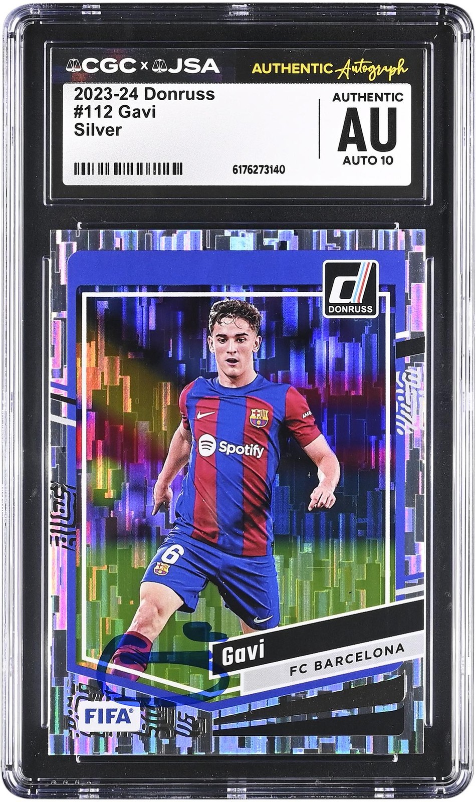 Autographed Gavi FC Barcelona Card Fanatics Authentic COA Item#14660208