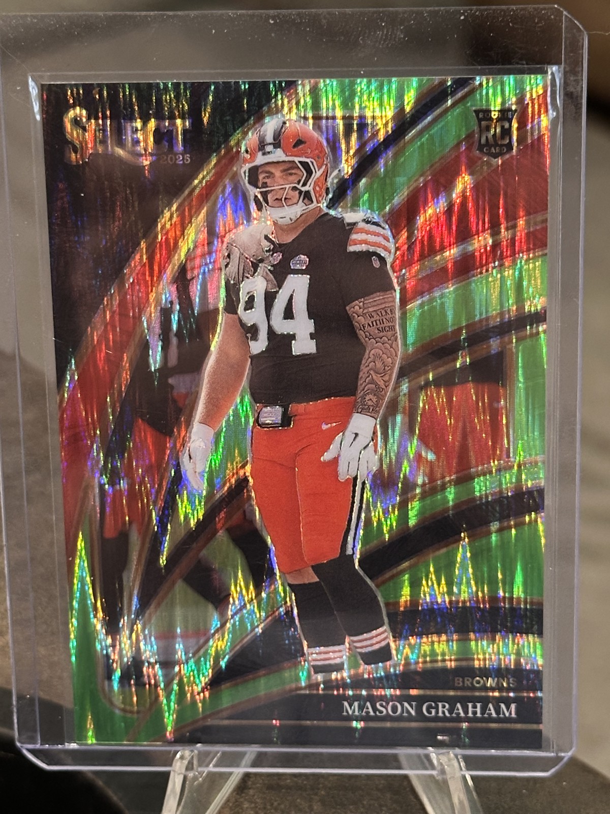 2025 Panini Select – Club Level Mason Graham #256 Neon Green Shock Prizm /699…