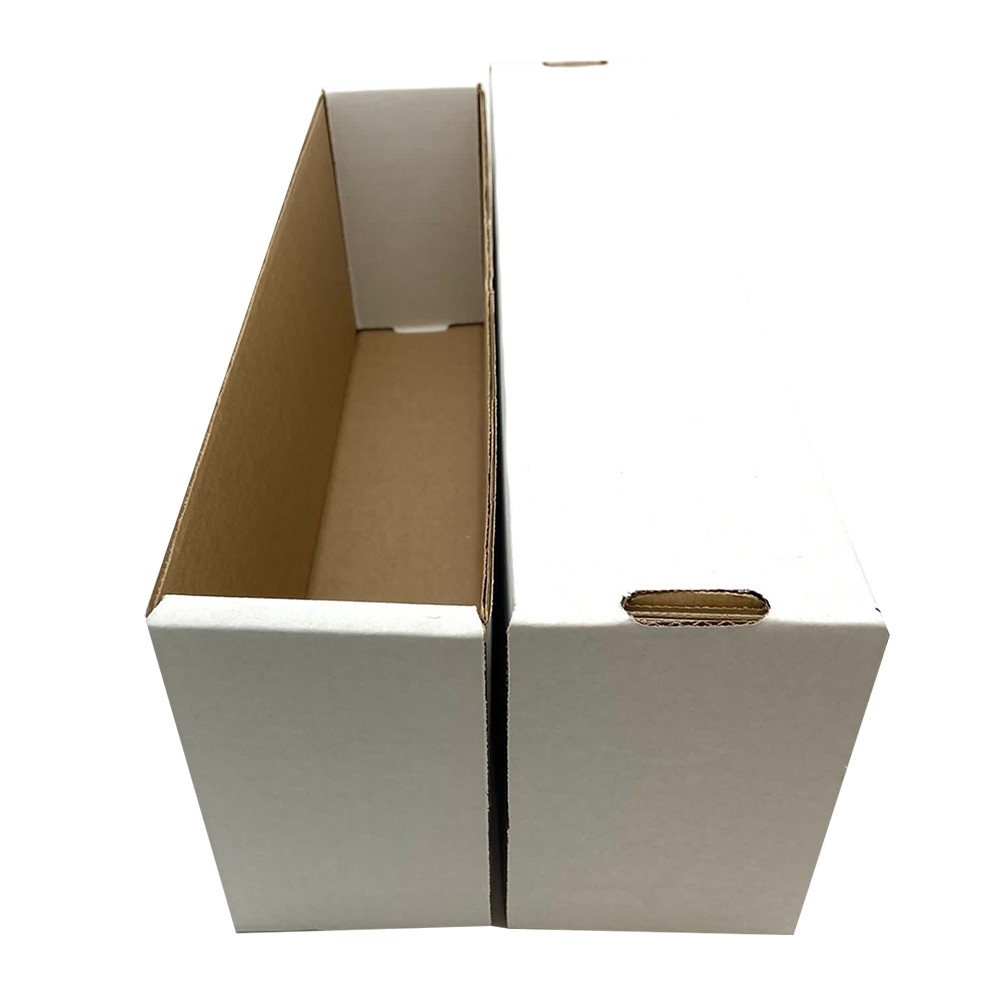 Graded Trading Cards Single Row Shoe Box Cardboard Storage For Slabs & Top
