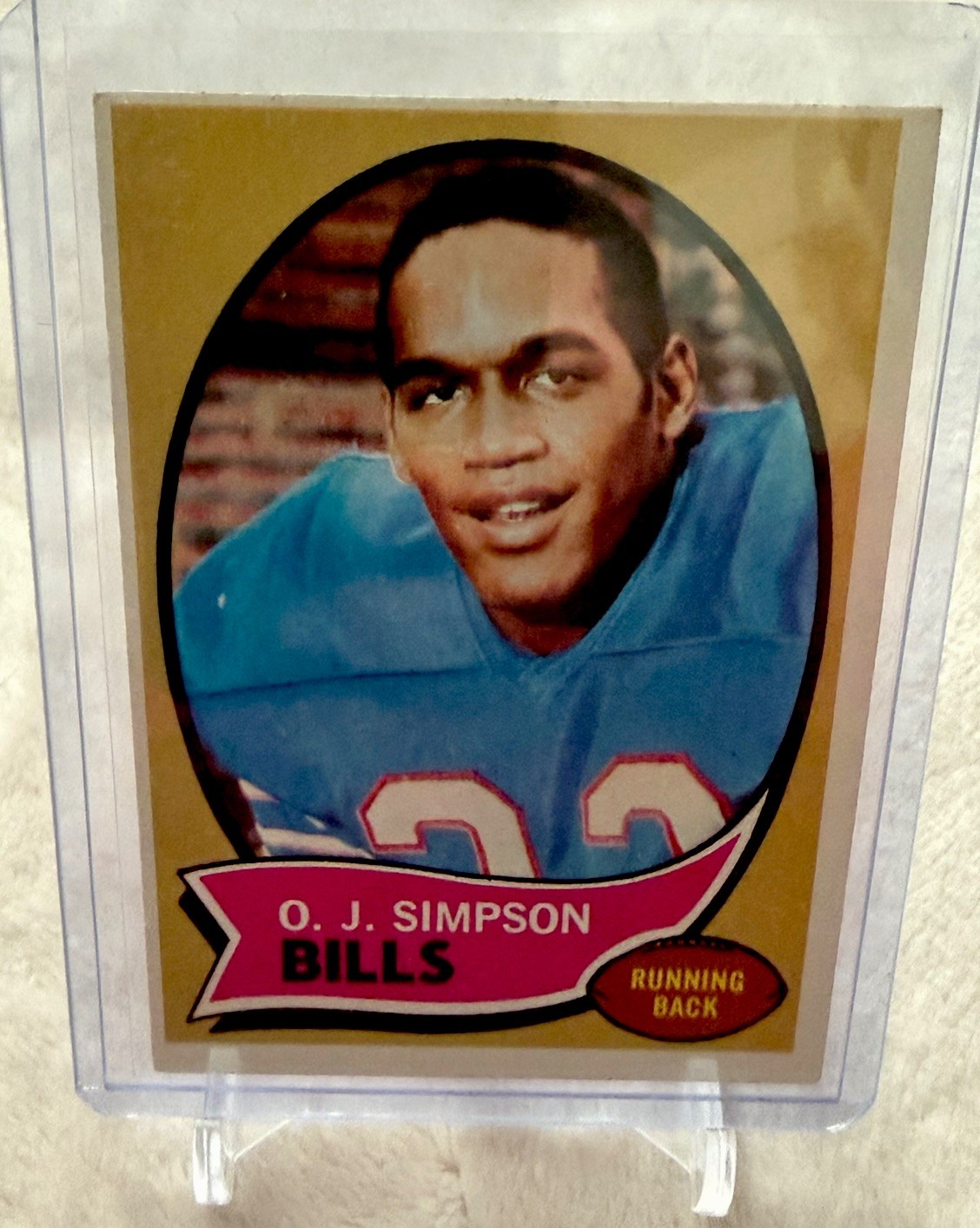 1970 Topps Football Card # 90 HOF O. J. Simpson RB Buffalo Bills NFL VINTAGE