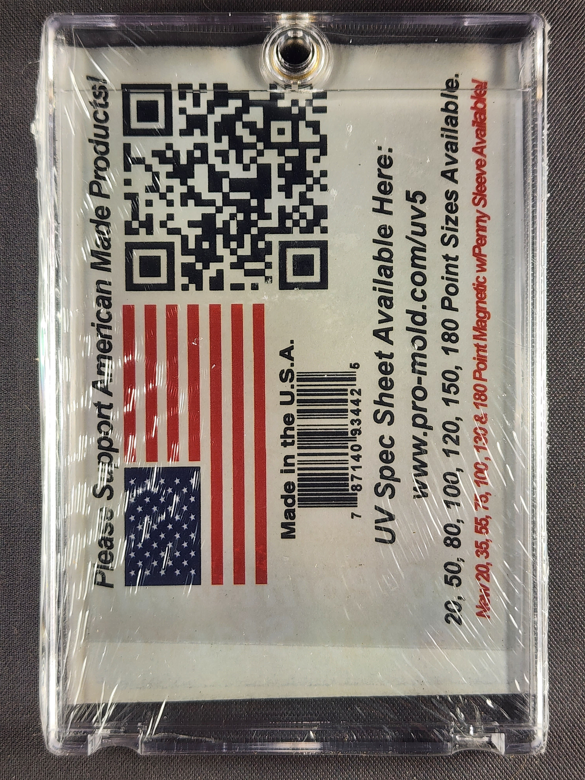 5x Pro Mold MH130S 1st Gen w/ Sleeve 130pt Magnetic Card Holder One Touch