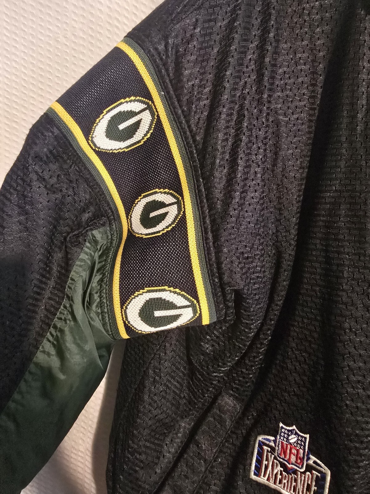 Vtg 90s NFL GREEN BAY PACKERS reversible pro player puffer jacket Mens M EXLNT