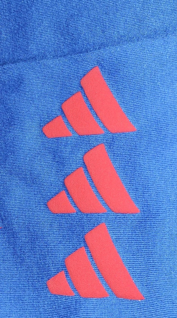3D PUFF Adidas Stripes Logo IronOn Decal/ FREE SHIPPING in US