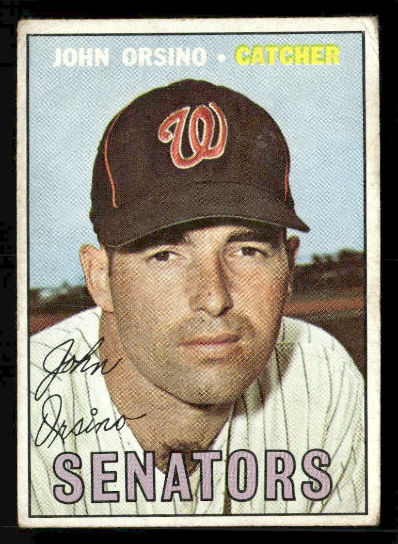 1967 Topps #207 John Orsino GD – VG