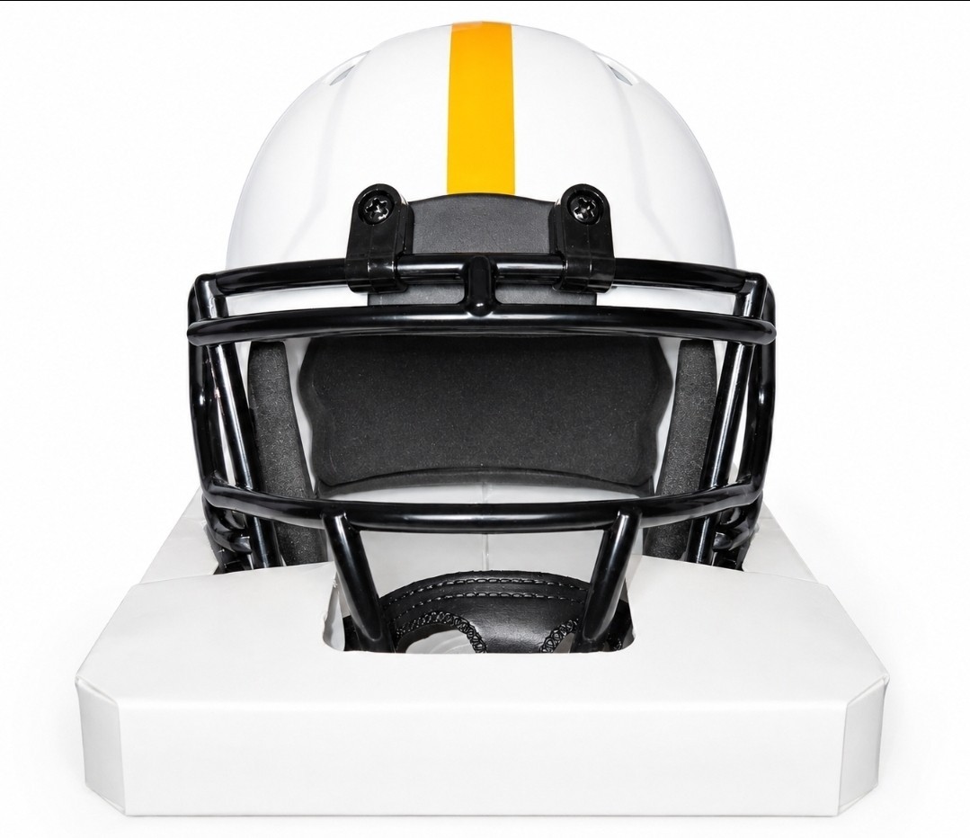 Jack Ham HOF Signed/Inscr White Lunar Mini Helmet Steelers Becket Certification