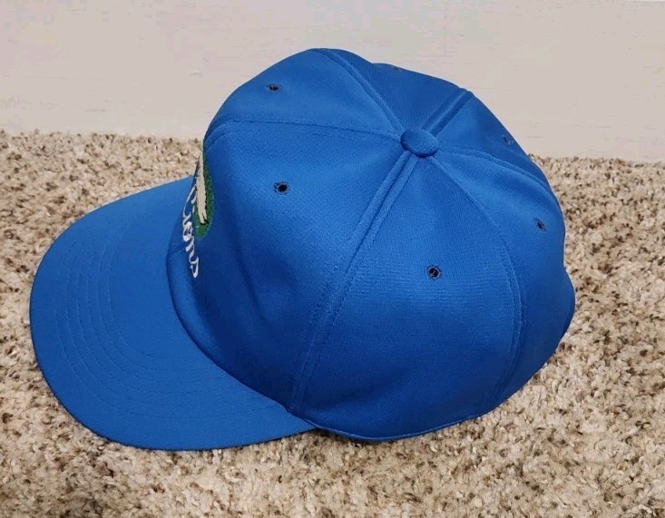 VTG Saitama Seibu Lions Japan Baseball Cross Cap Adjustable Hat LL NPB Blue