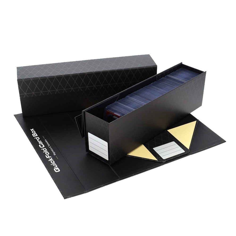 Pack of 3 BCW QuickFold Trading Card Magnetic or Toploader Storage Card Boxes