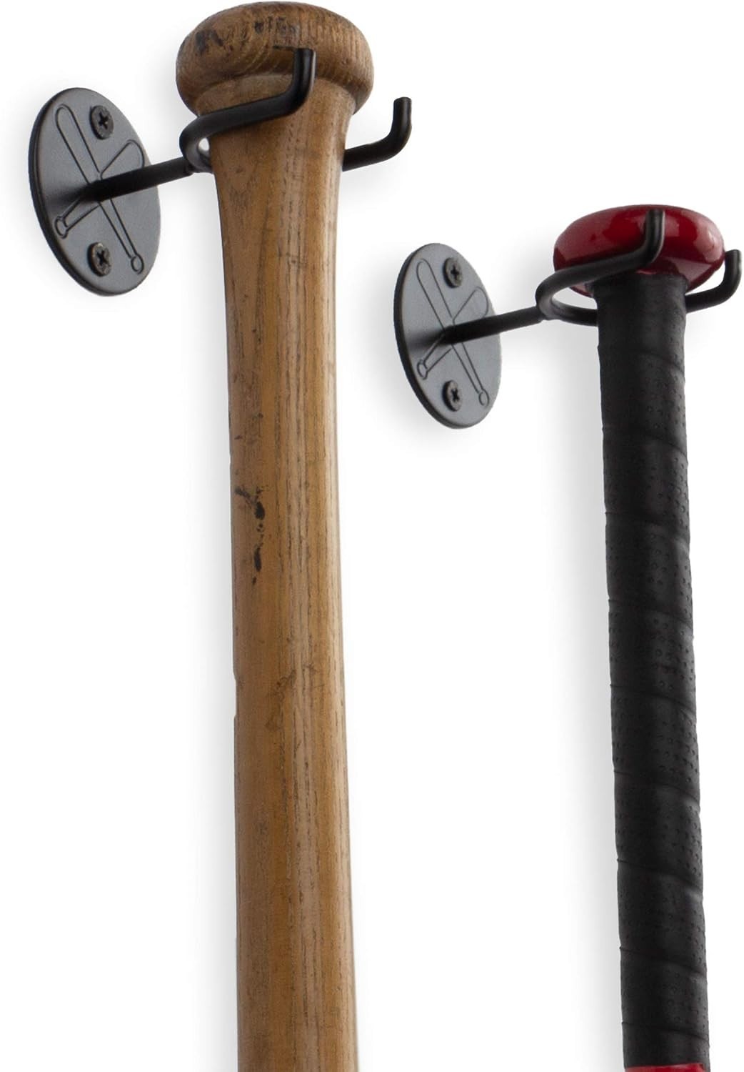 Set of 2 Baseball Bat Display Racks