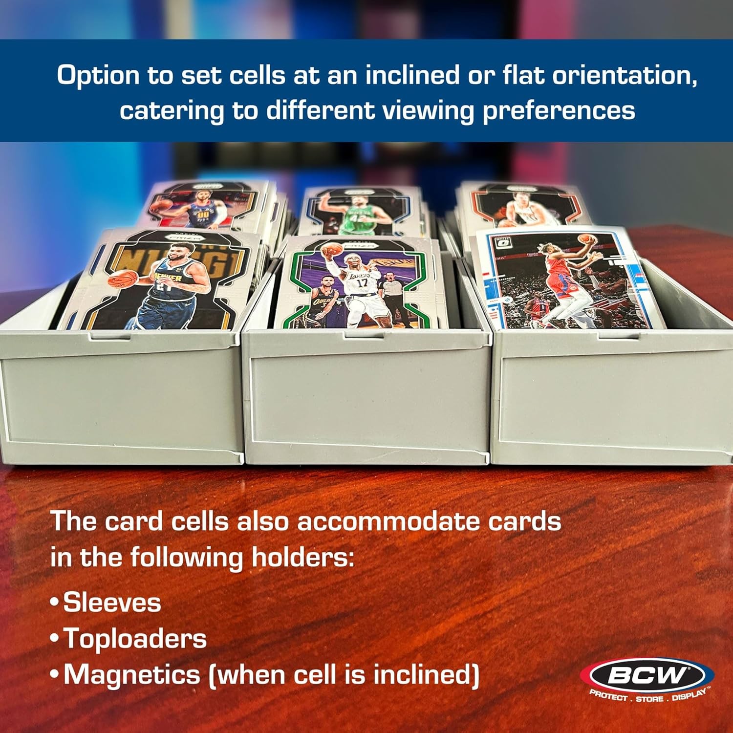 BCW Modular Card Sorting Tray – 2ct | Customizable Display and Storage Grid TCG