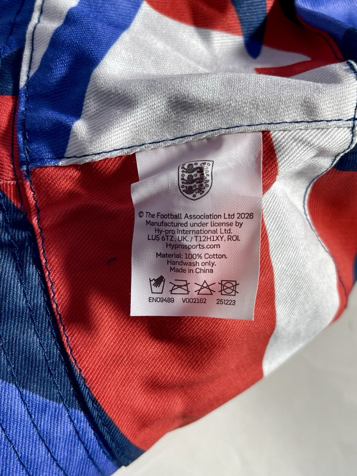 England FA Reversible Bucket Hat Official Licensed Product Red White & Blue BNWT