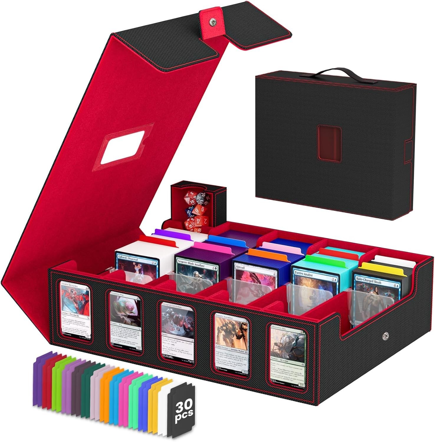 Large Capacity Card Storage Box for Trading Games`