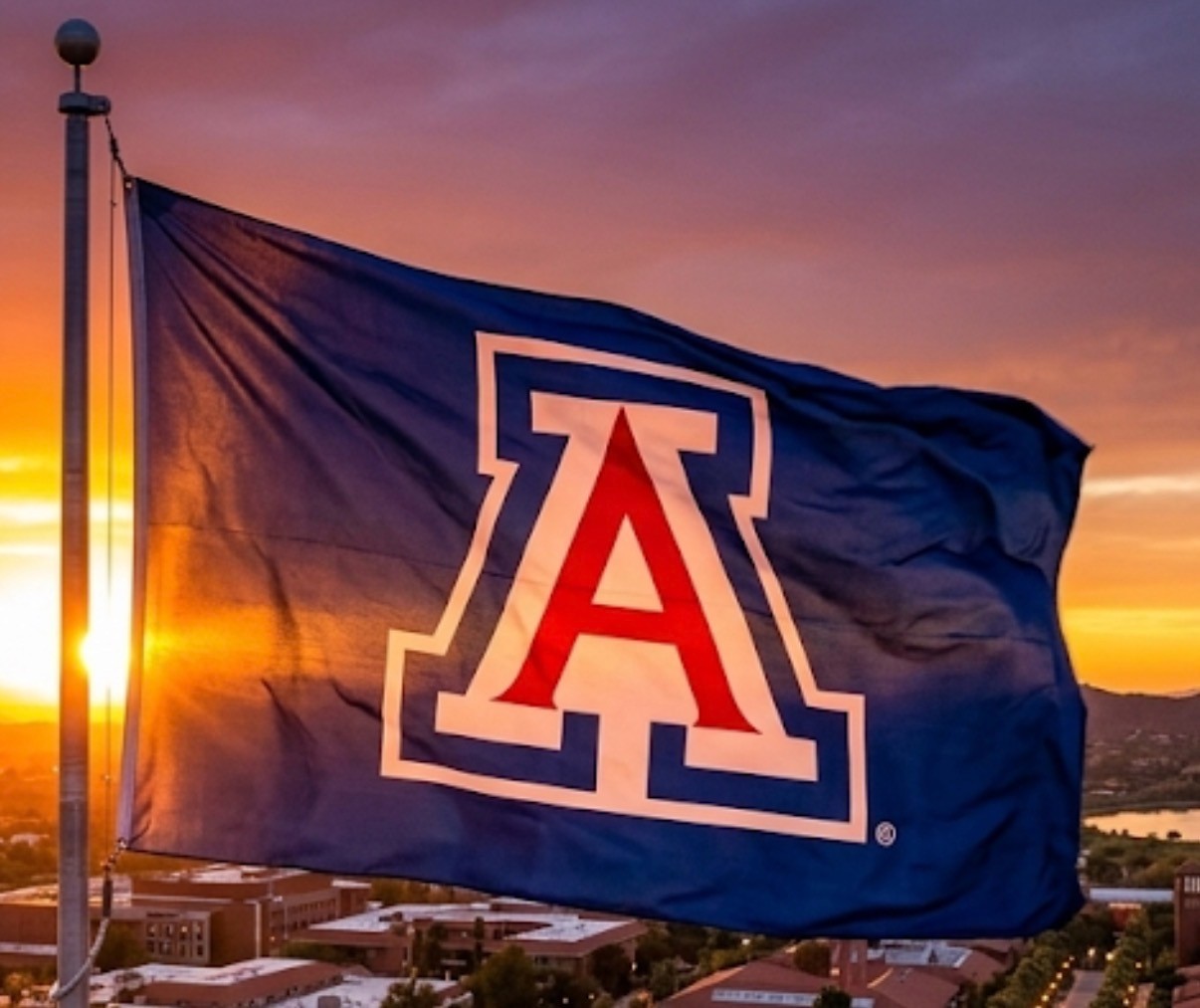 Arizona Wildcats 3×5 foot FLAG/Banner. Brand new USA SELLER