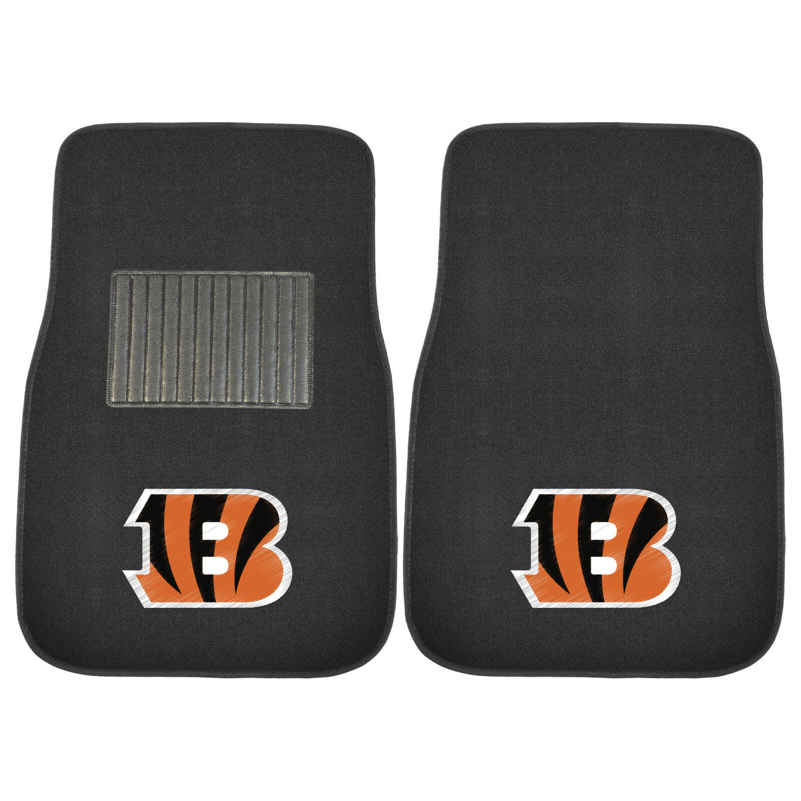 4PC NFL Cincinnati Bengals Car Truck Black All Weather Carpet Floor Mats Set