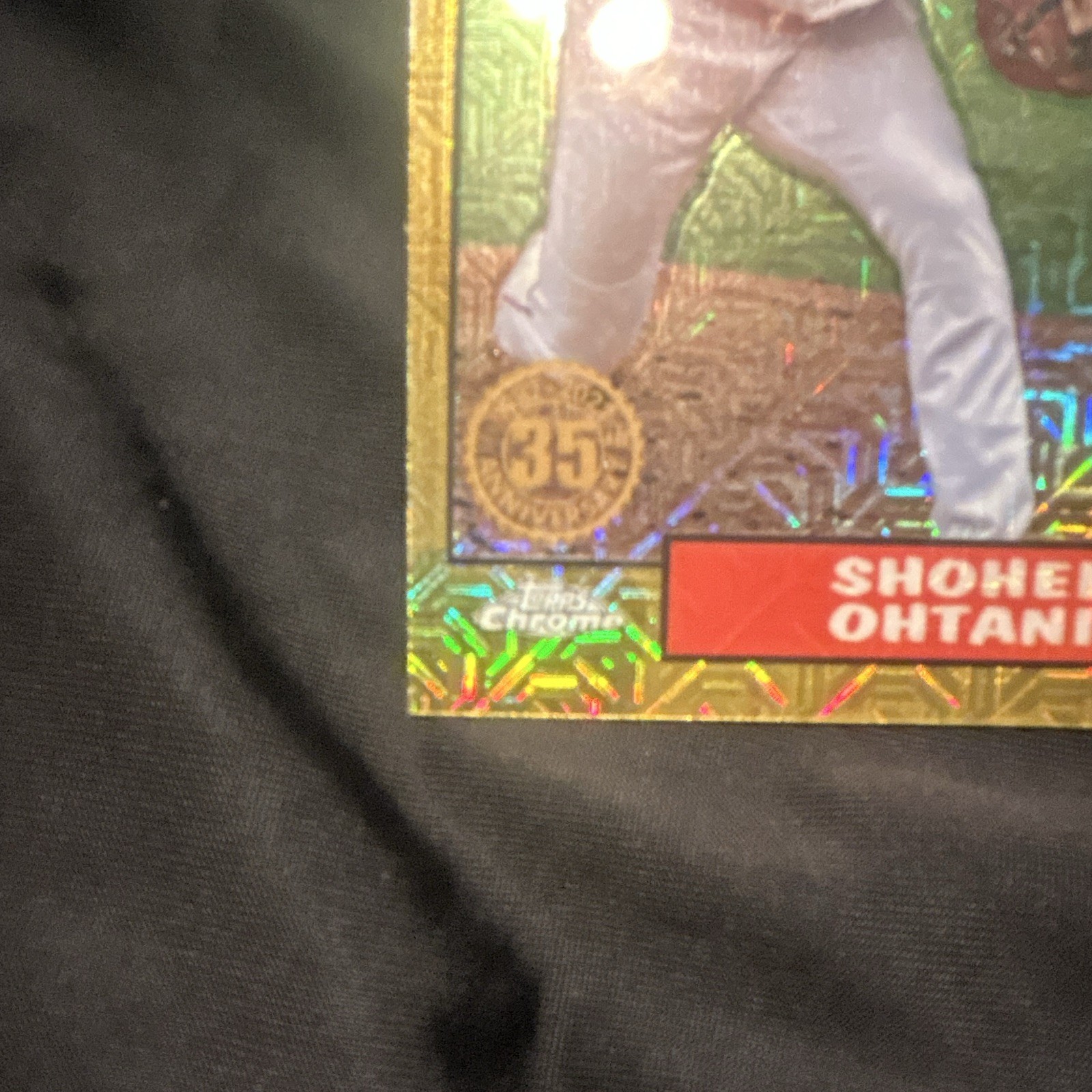 Topps Chrome 2022 Shohei Ohtani 1987 35th Anniversary Gold Refractor #T87C2-50