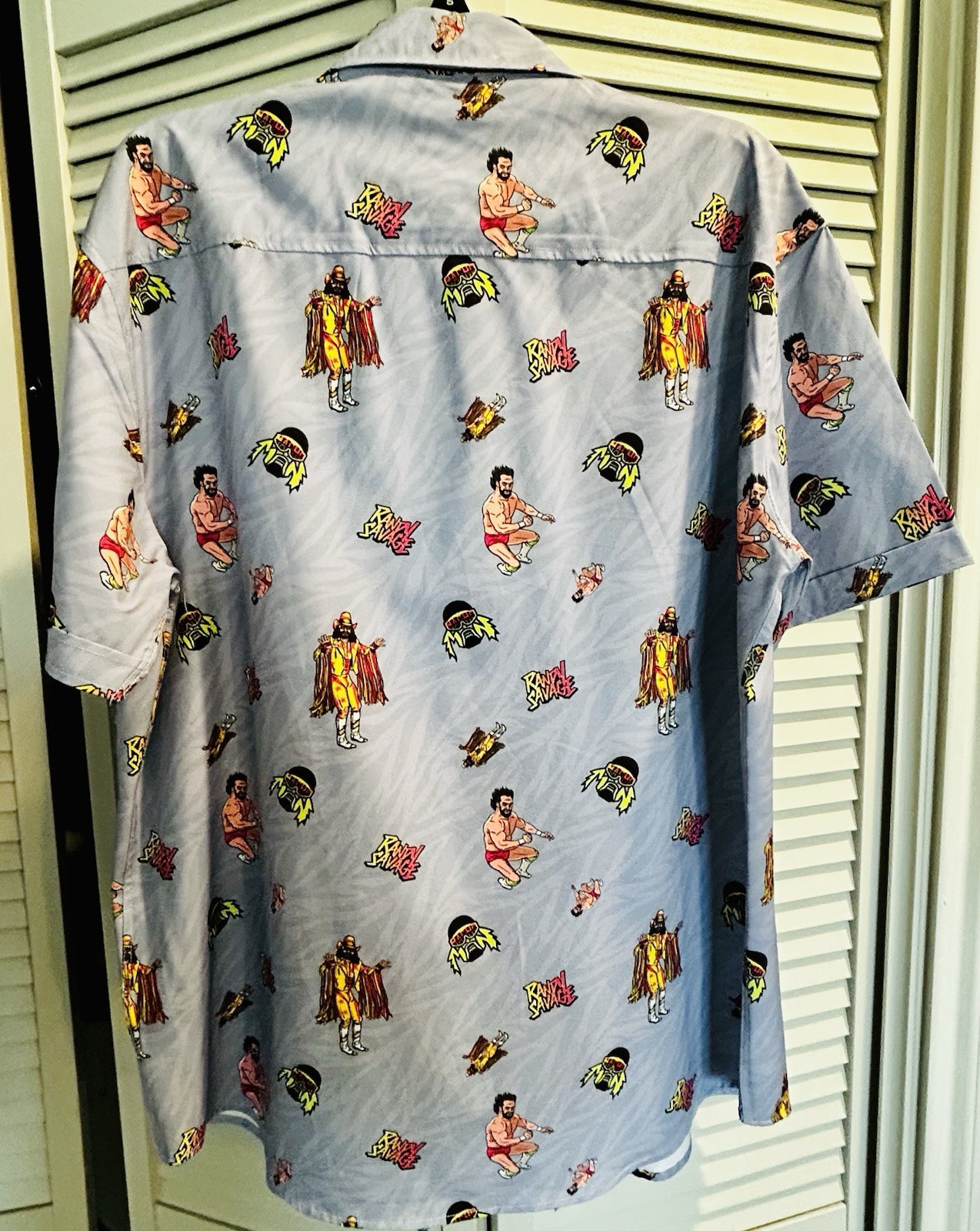 RSVLTS x WWE Legends x Macho Man Randy Savage Button Down Kunuflex XL See Below
