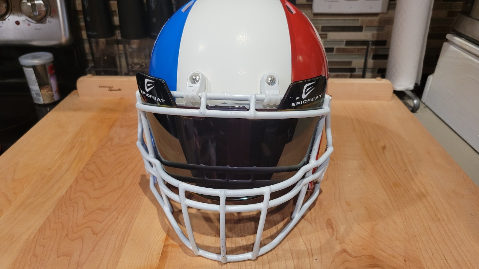 Team Philippines AGUILAS Custom American Football Helmet Pinoy Pride Man Cave