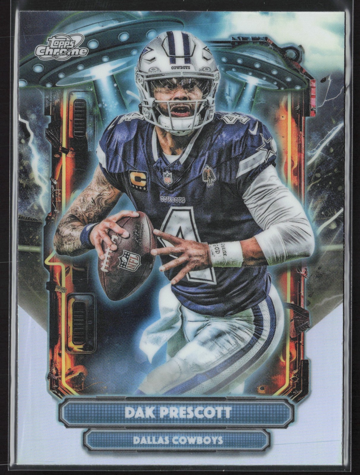 2025 Topps Chrome Cosmic Dak Prescott Extraterrestrial Talent #ET-8 Cowboys