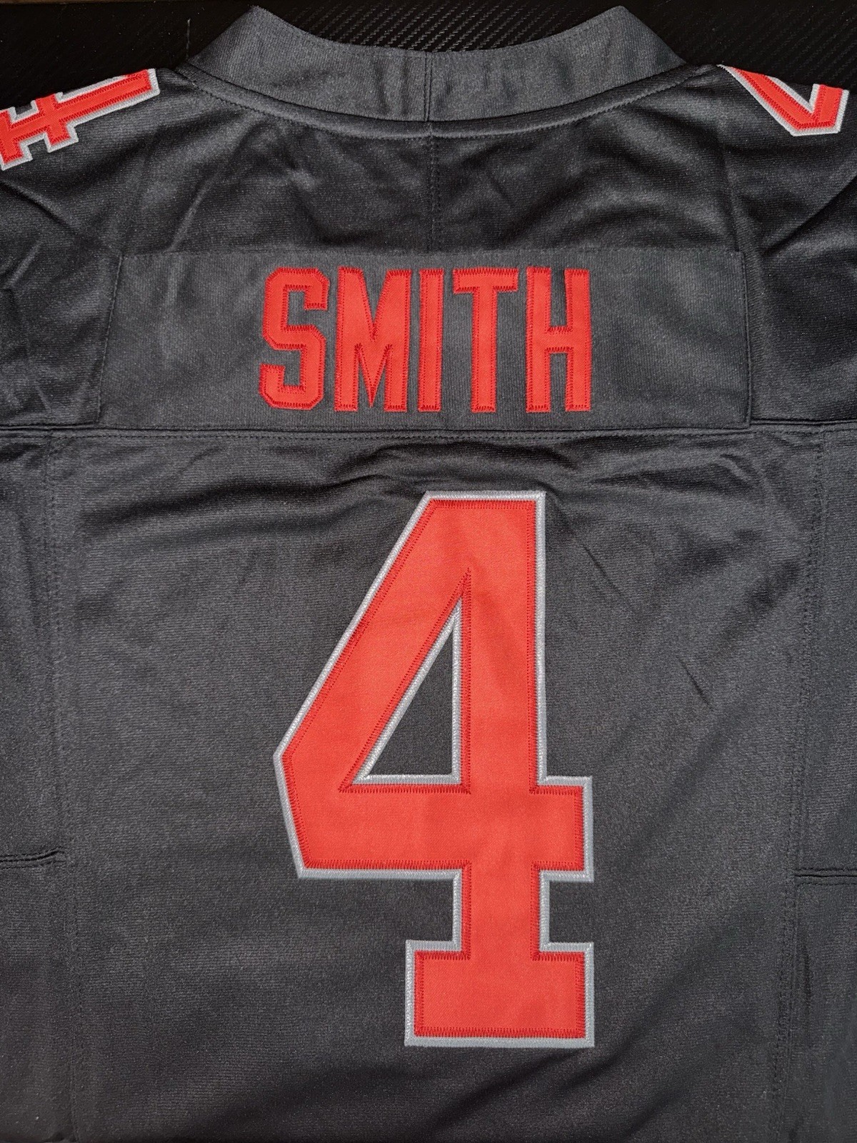 2026 Jeremiah Smith “Buckeye Stripe” Black Ohio State OSU Jersey Buckeyes 4