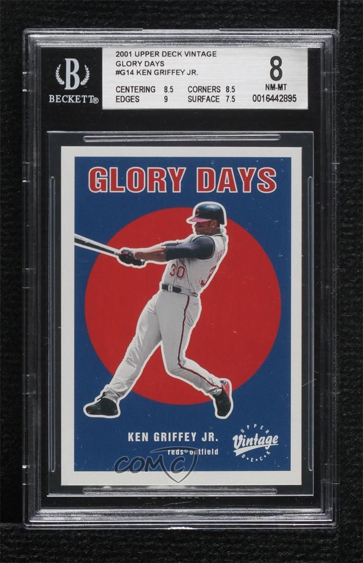 2001 Upper Deck Vintage Glory Days Ken Griffey Jr #G14 HOF 0q3