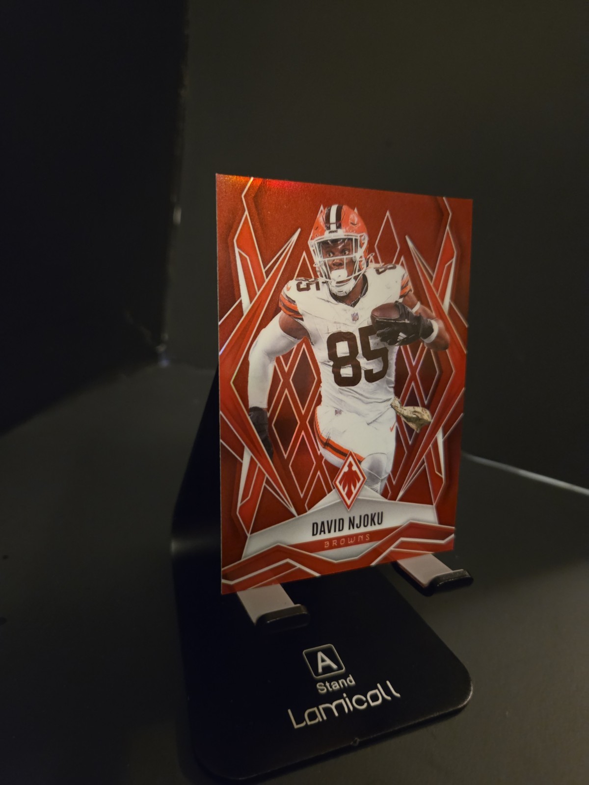 2025 Panini Phoenix #’d /99 David Njoku #110 Red Cleveland Browns Football! NFL