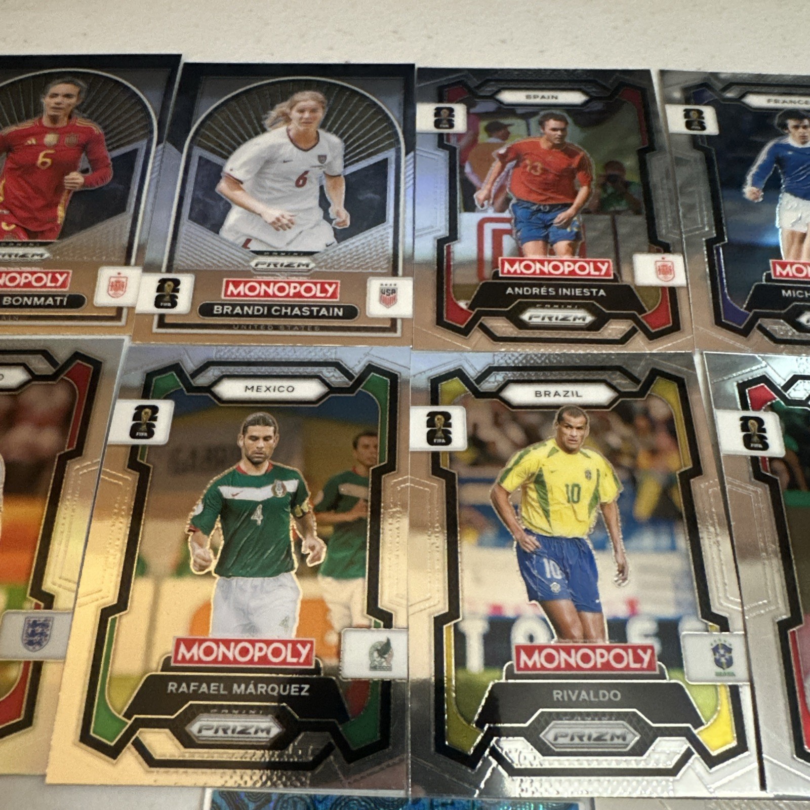 Monopoly Prizm Fifa 2026 Trading Card Lot of 12💥💫