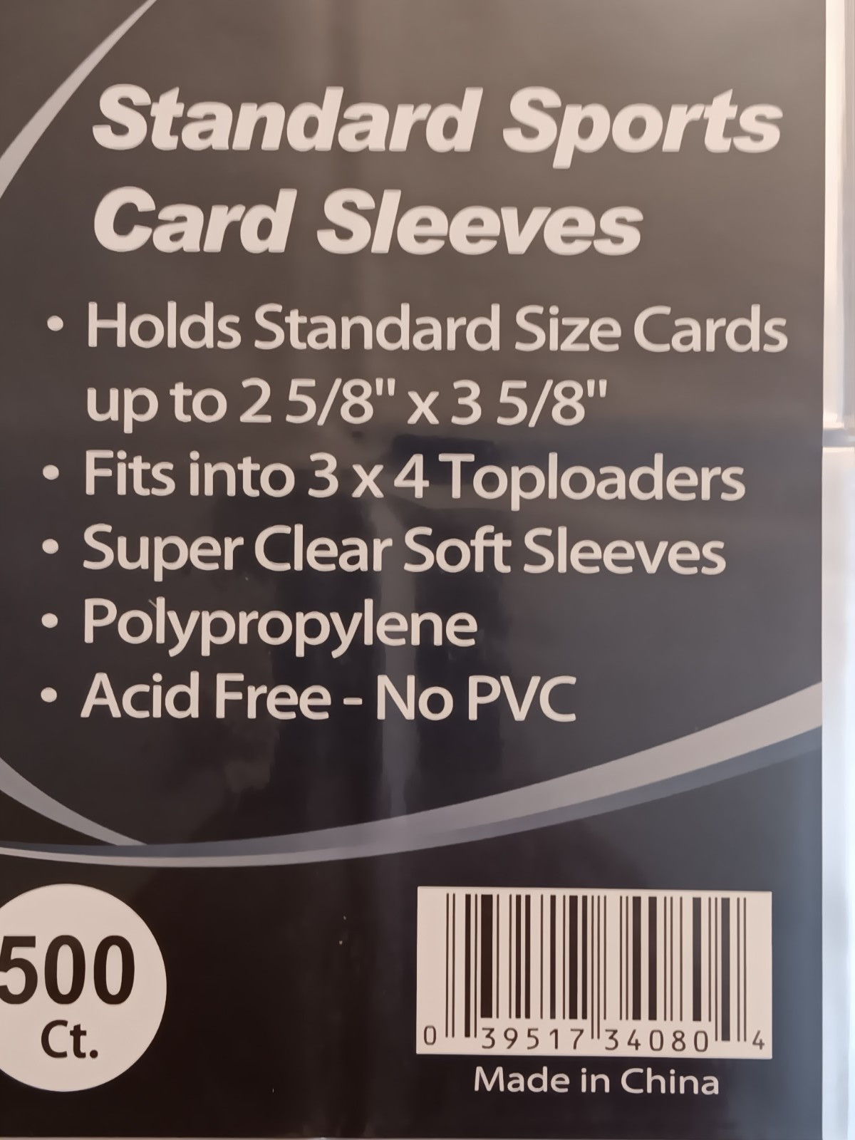 Pro Safe Soft Sleeves 5000 (10 Packs Of 500) Clear 2 5/8 x 3 5/8 FAST SHIPPING!!