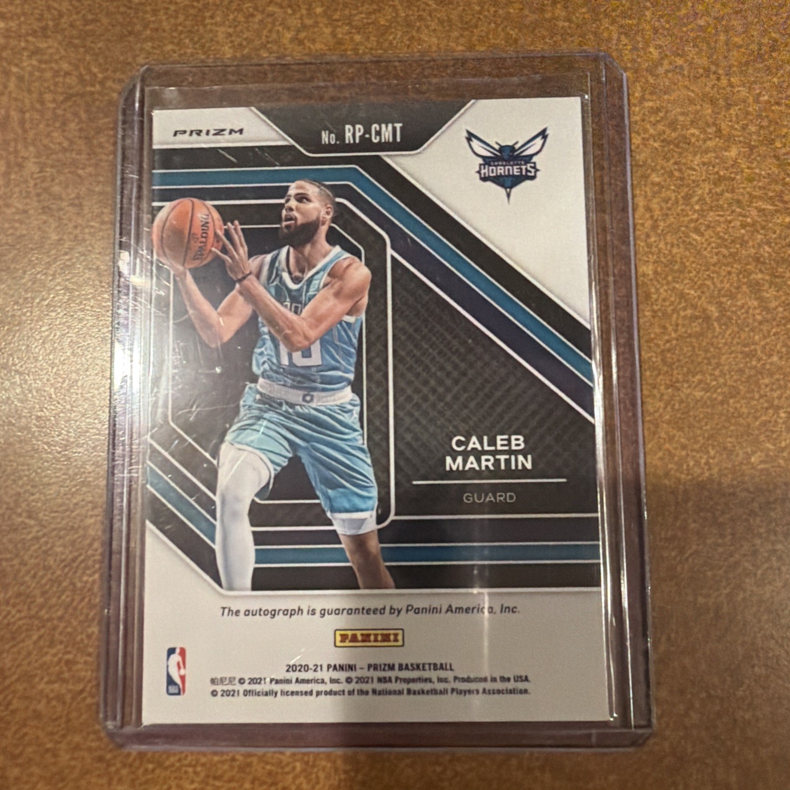 2020-21 Panini Prizm – Rookie Penmanship Caleb Martin auto #RP-CMT Silver Prizm