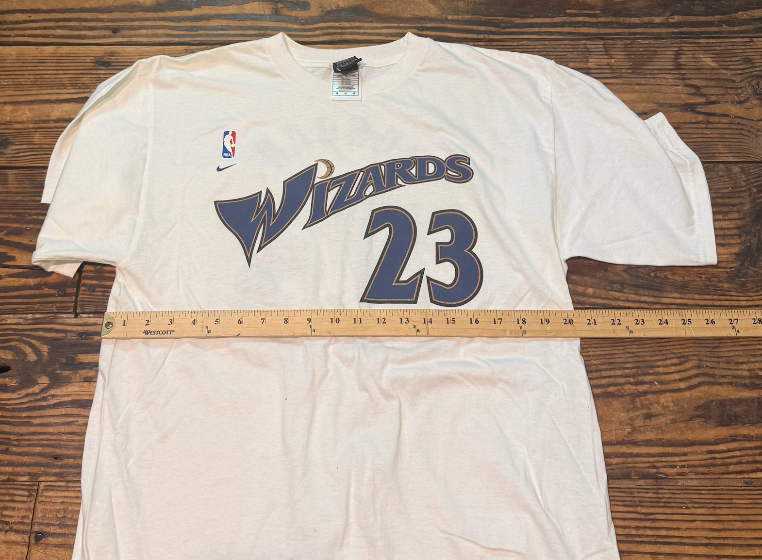 Vintage Team Nike Michael Jordan Washington Wizards T-Shirt Mens Size Medium Y2K
