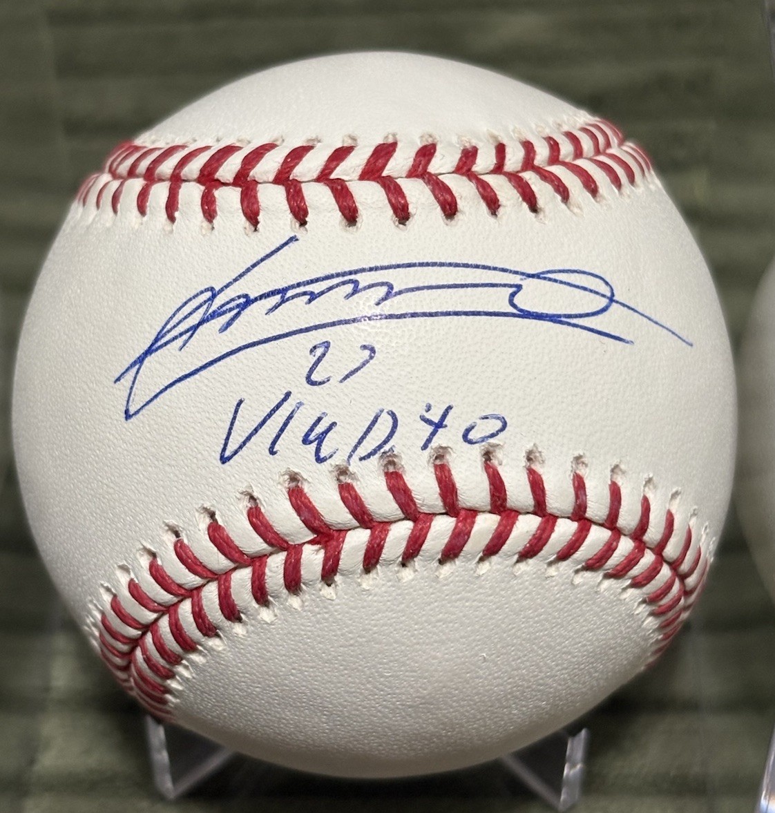 VLADIMIR GUERRERO JR. Signed Rawlings OMLB Baseball w/ VLADITO Inscription JSA