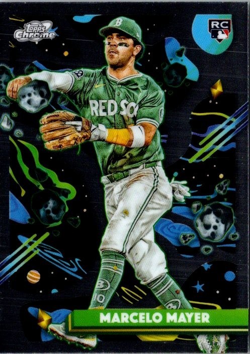 2025 Topps Cosmic Chrome Marcelo Mayer RC #91 Red Sox Base Card