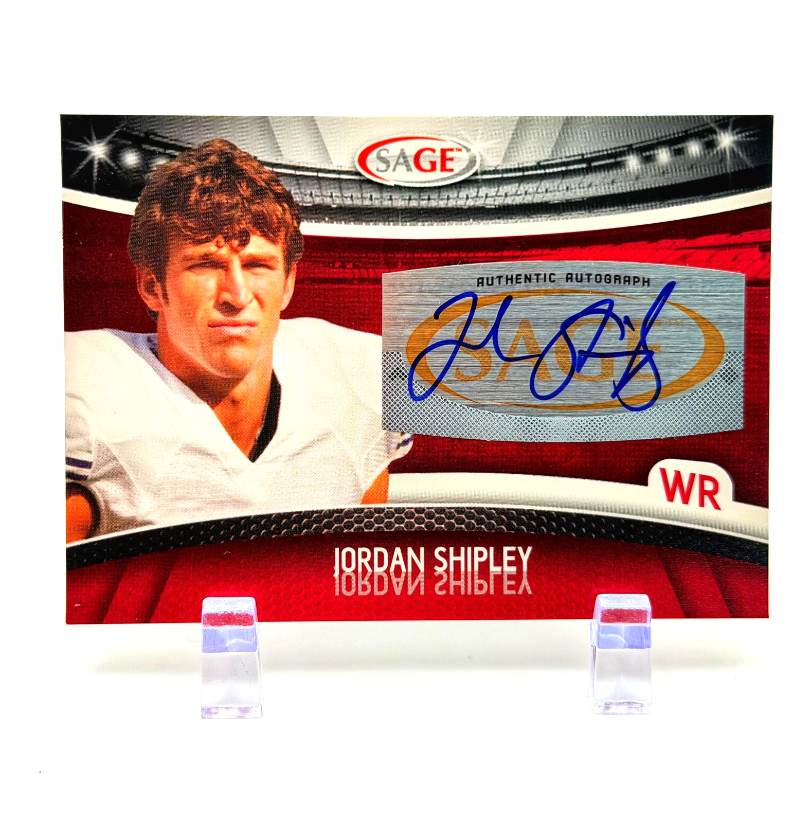 JORDAN SHIPLEY 2010 SAGE RC AUTO #A-42 TEXAS LONGHORNS-PC!