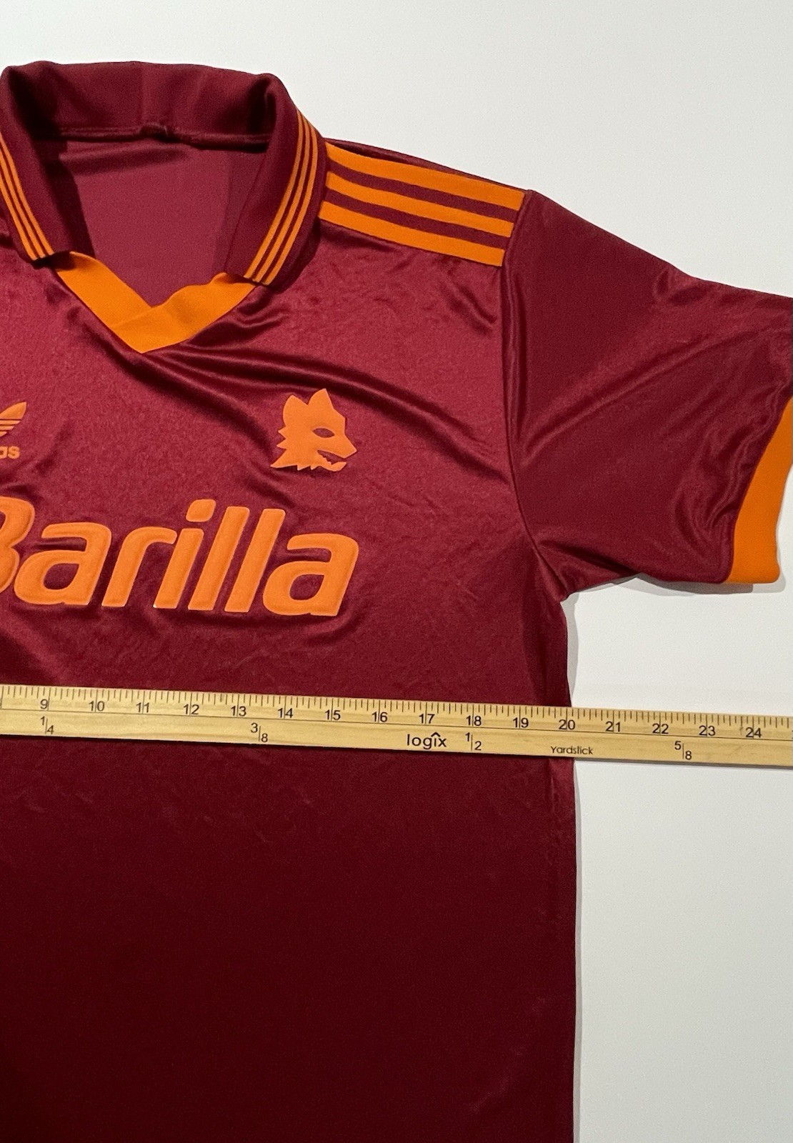 ROMA Jersey Size LARGE 1992 1993 HOME Shirt Soccer Football Italy Serie A