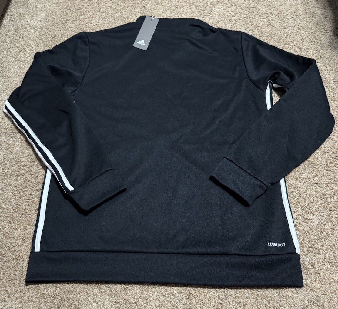 NEW Adidas Wyoming Cowboys Transitional Tracktop Jacket Black Men’s Large