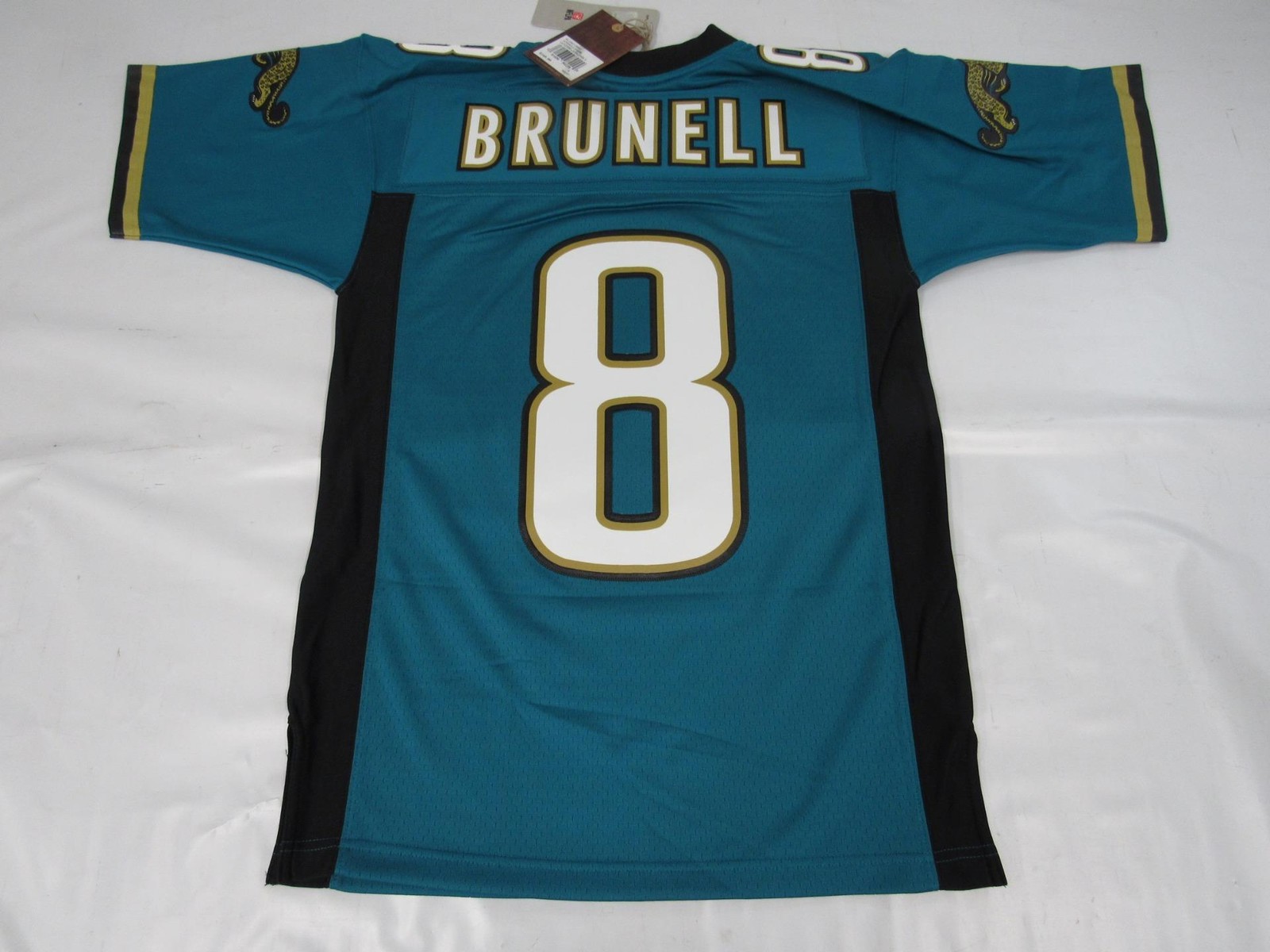 New 1997 Mark Brunell #8 Jaguars Mens Mitchell & Ness Teal Legacy Jersey $160
