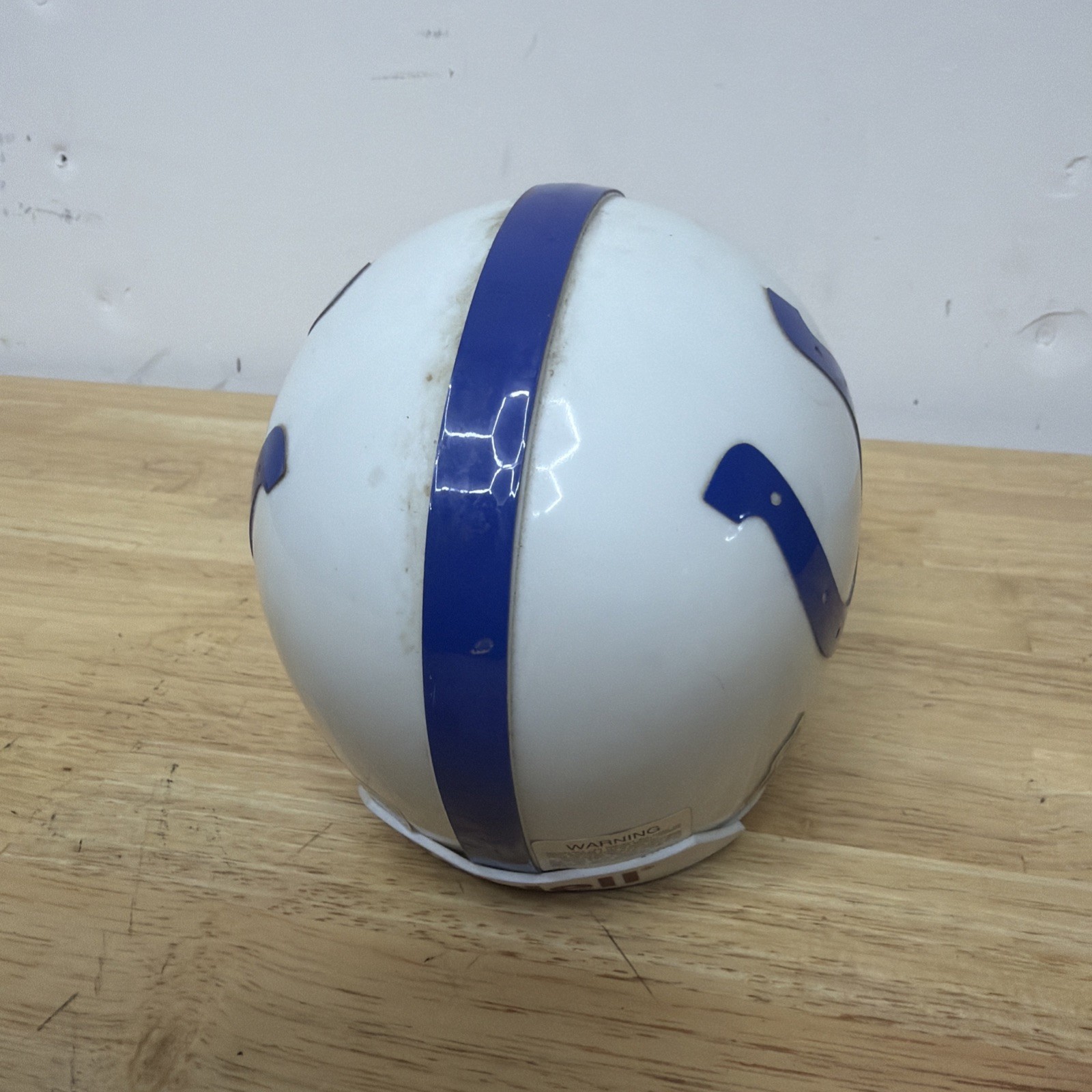 2004-19 Riddell NFL Throwback Mini Helmet Baltimore Colts Blue Facemask