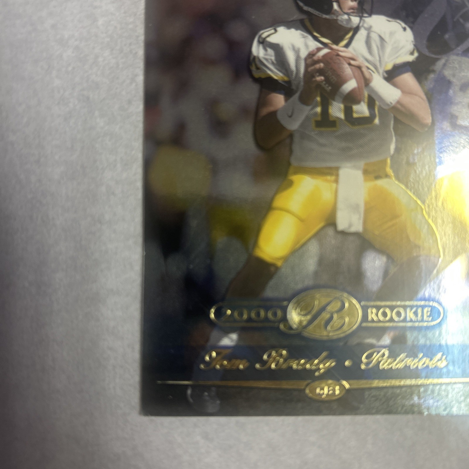 2000 Playoff Prestige Tom Brady RC 1247 /2500 #286 Patriots Bucs GOAT! Rare Read