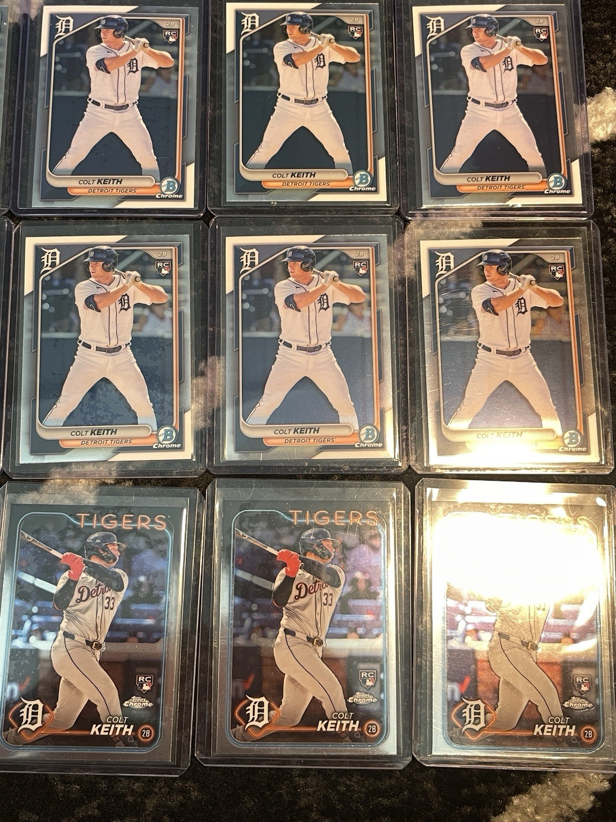 Huge Colt Keith RC 133-Card Lot Autos, Parallels, Inserts, Relic and Base.