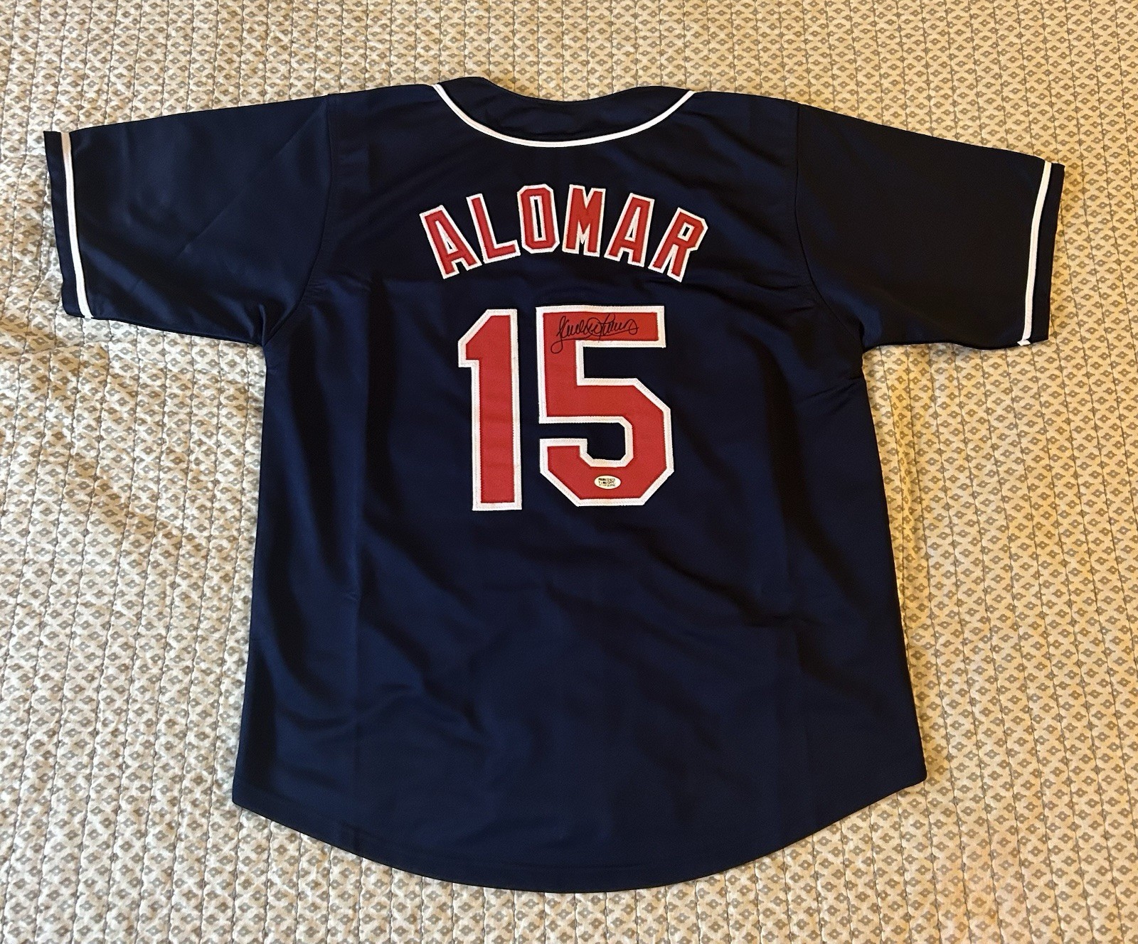 Sandy Alomar Jr. Signed Cleveland Indians Jersey And 8×10 Signed Photo w/ COAs