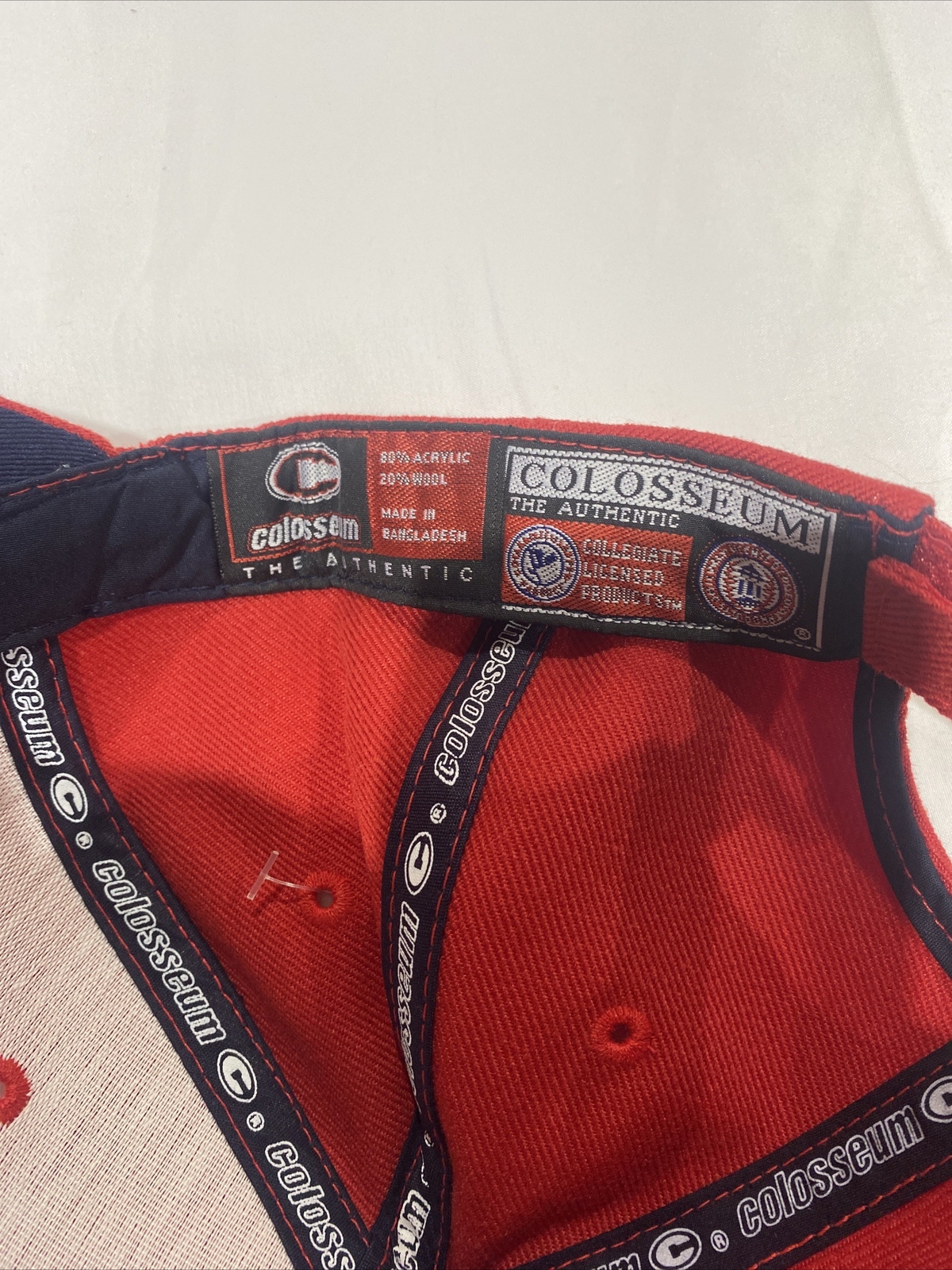 New With Tags Fresno State Bulldogs Colosseum Red/ Blue Cap – Adjustable Hat