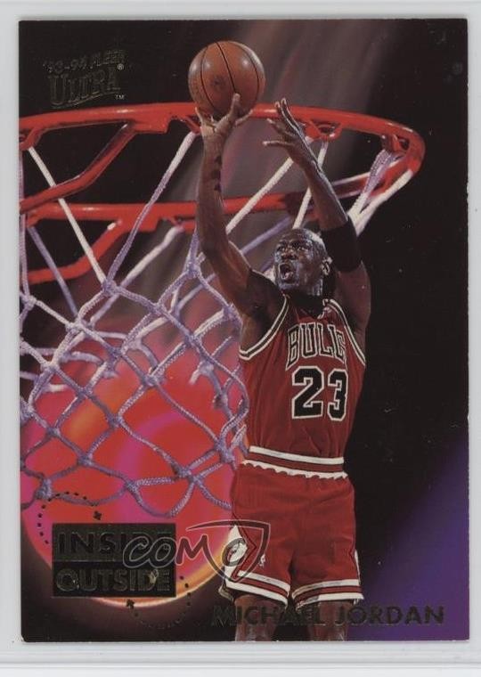 1993-94 Fleer Ultra Inside Outside Michael Jordan #4 HOF 1u9